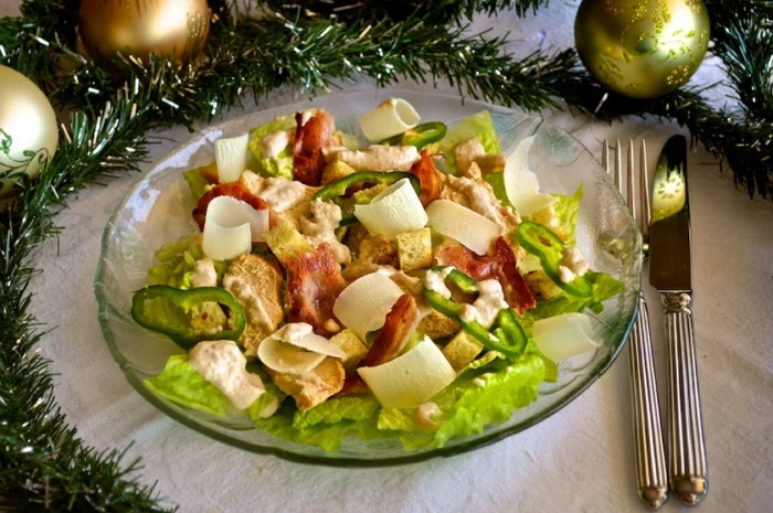 Вкусные салаты на новый год без майонеза: простые рецепты