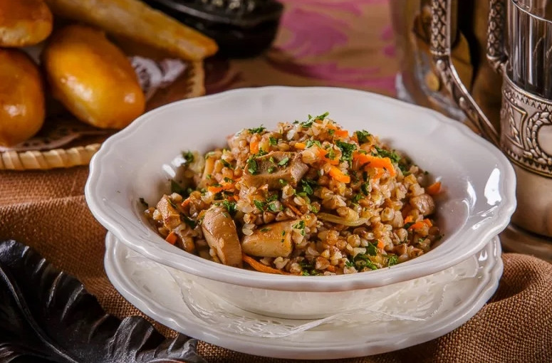Вкусная и необычная гречка с грибами