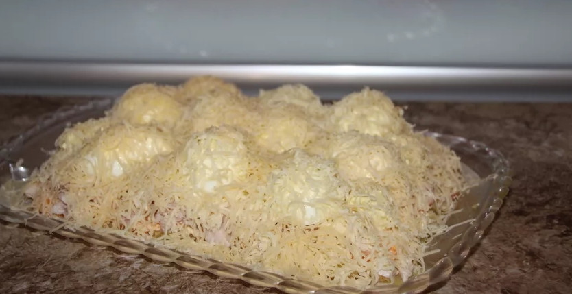 Вкусный салат сугроб – рецепты для дома