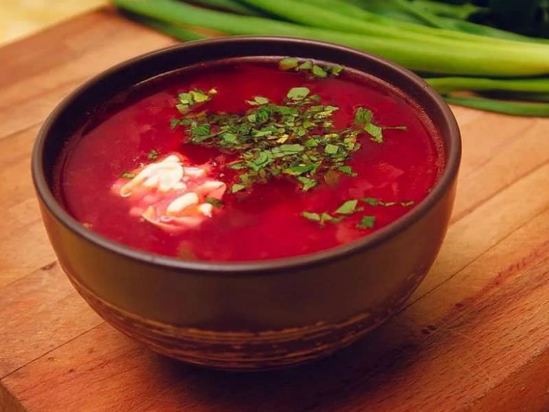 Вкуснейших борщ из квашеной капусты